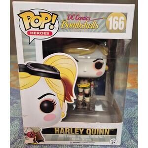 Pop! Heroes DC Comics Bombshells Harley Quinn Vinyl Figure #166